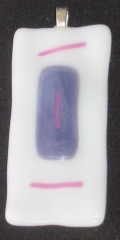 White and purple pendant